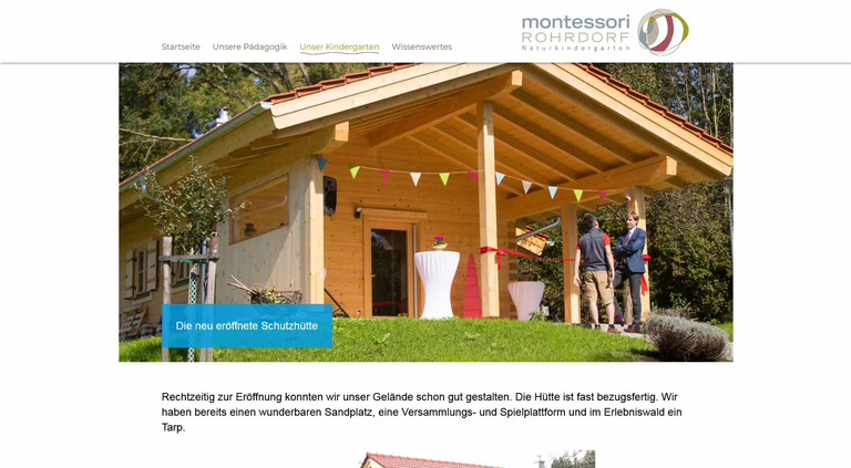 a-nes Referenz: Montessori Naturkindergarten