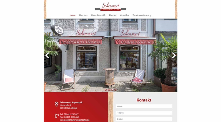 a-nes Referenz: Sehenswert Augenoptik