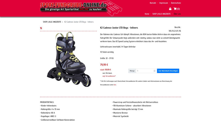 Sport Fundgrube Online